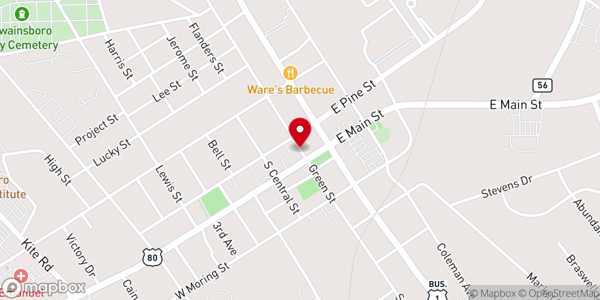 Map showing location of Emanuel Arts Council Inc