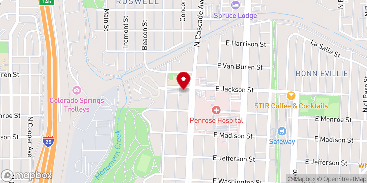 Map showing location of Corpus Christi Catholic Parish