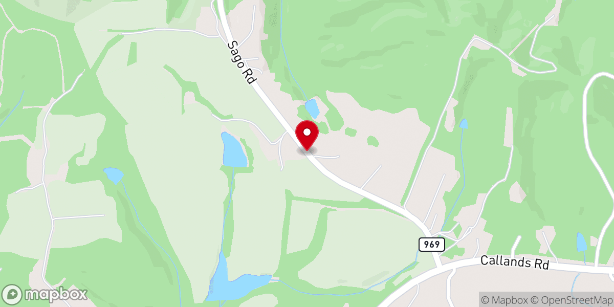 Map showing location of Calland's Clerk's Office
