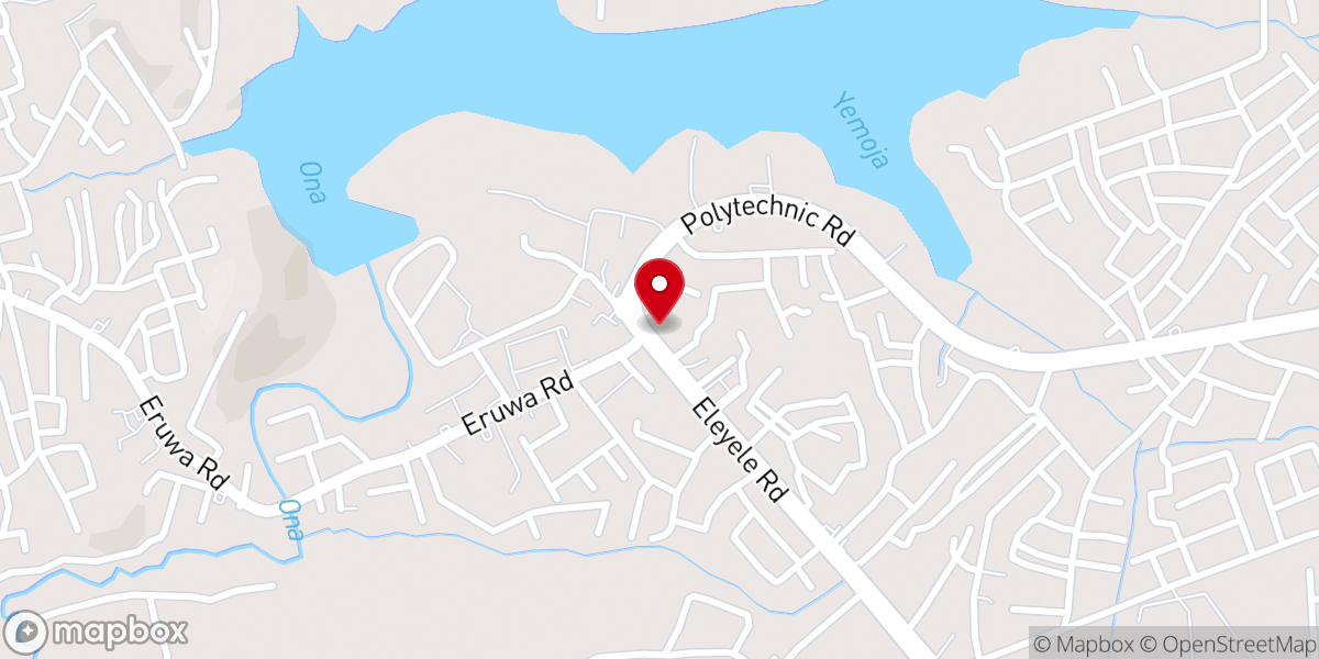 Map showing location of Gethsemane prayer center