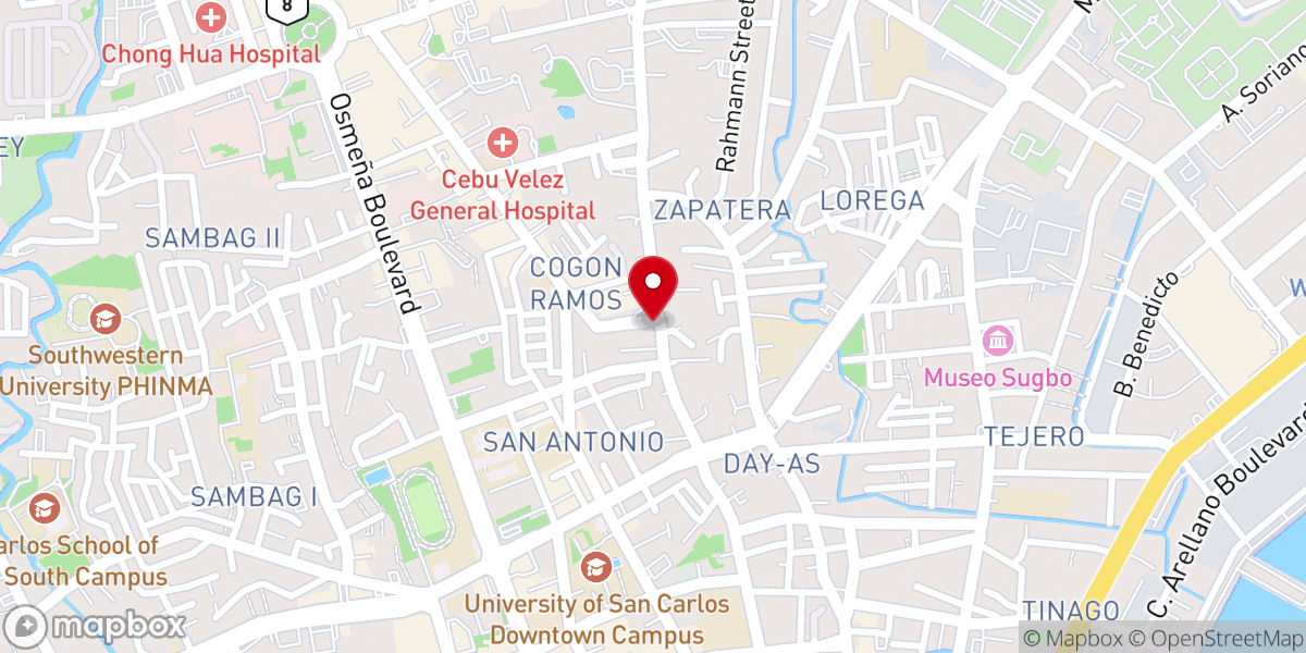 Map showing location of Central Evangelical Free Church