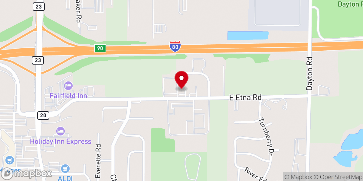 Map showing location of Ottawa Soccer Club