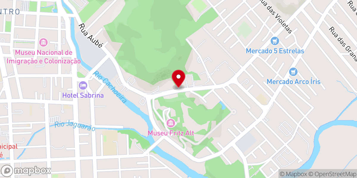 Map showing location of Igreja Onda Joinville