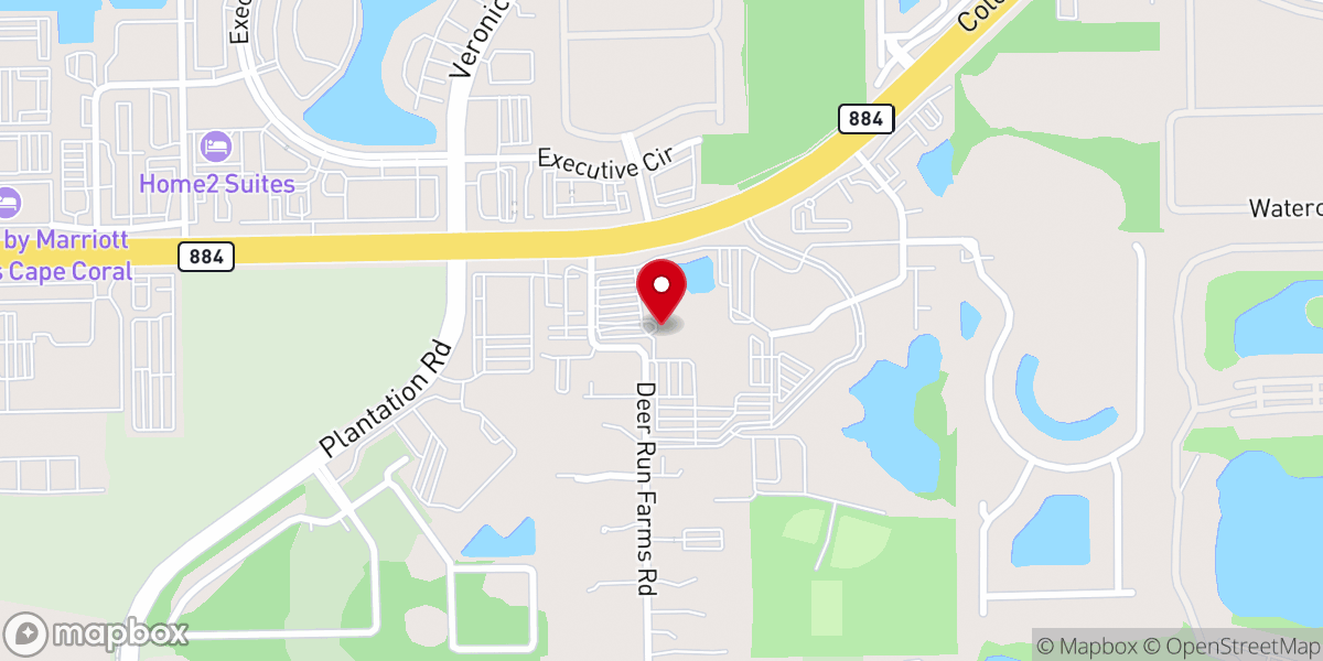 Map showing location of McGregor Baptist Church