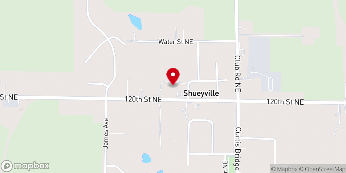 Map showing location of All God's Children Preschool