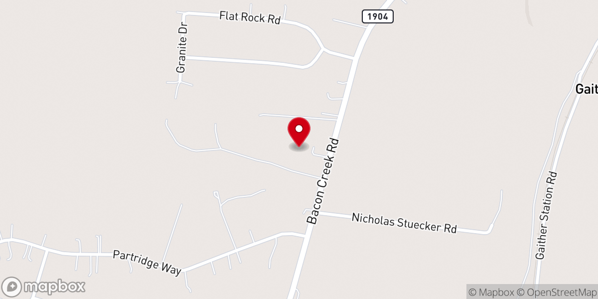 Map showing location of Grace Church Elizabethtown