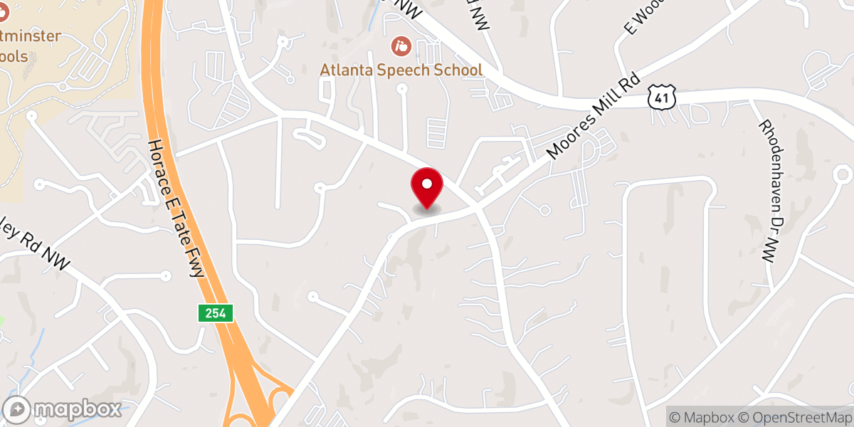 Map showing location of Center Congregational Church
