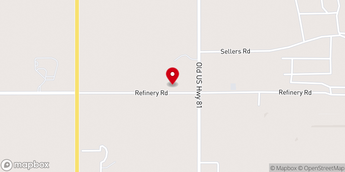Map showing location of Providence Baptist Church