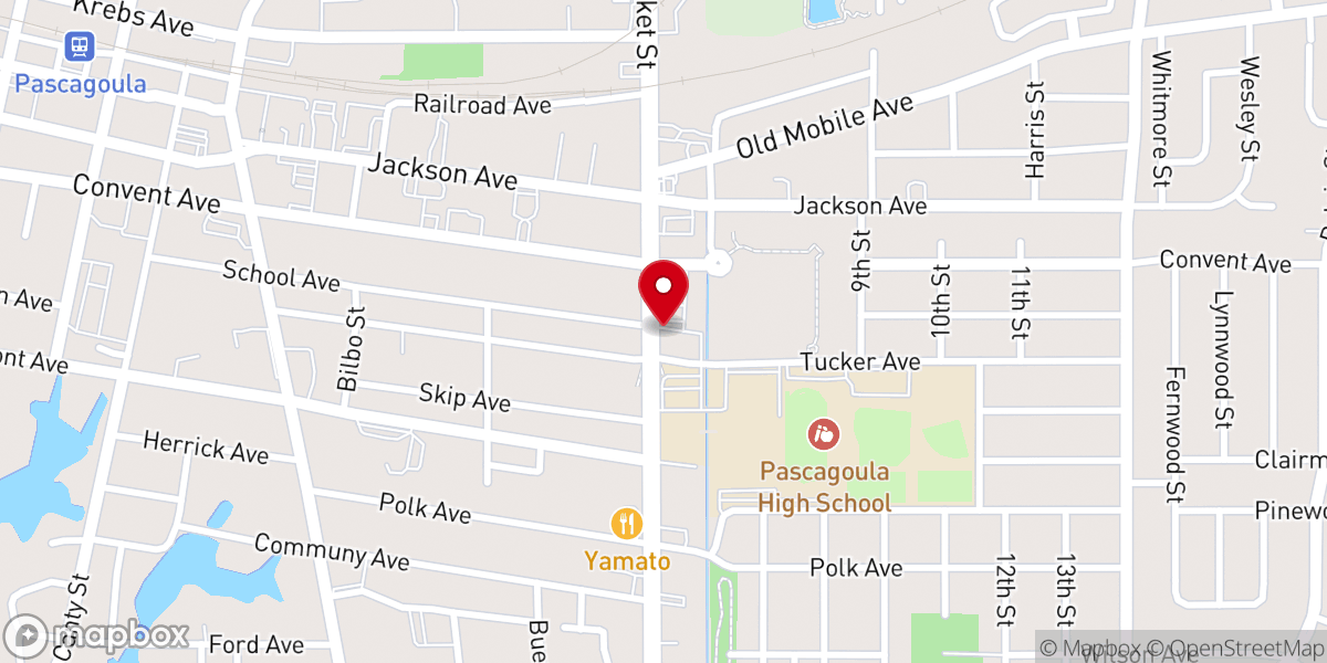 Map showing location of St Peter Parish Life Center