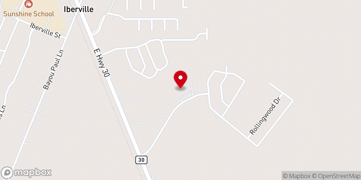 Map showing location of Saint Gabriel Community Center