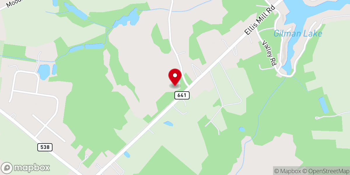 Map showing location of Ferrell United Methodist Church