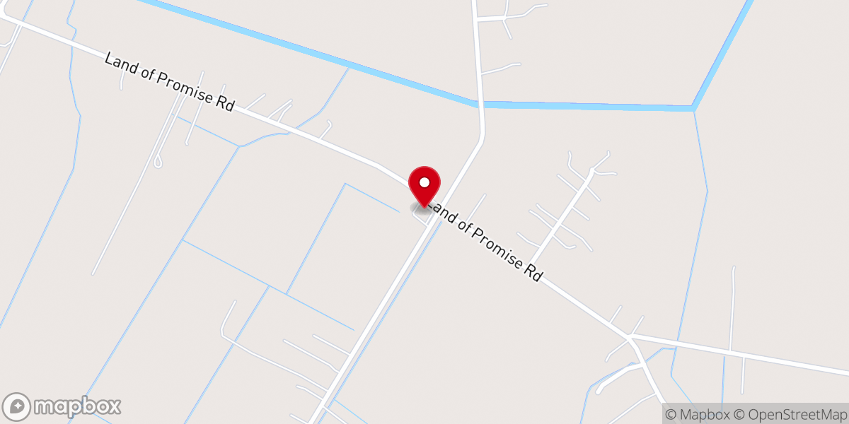 Map showing location of Pleasant Valley Baptist Church