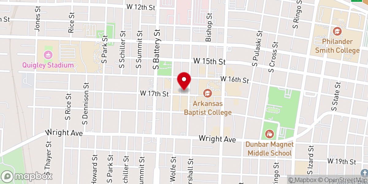 Map showing location of St. Bartholomew Catholic Church