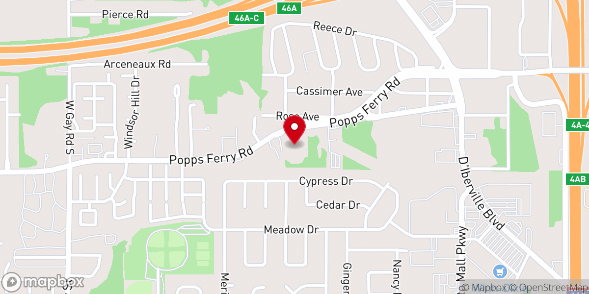 Map showing location of Awaken Church
