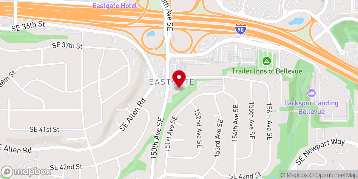 Map showing location of Redeemer Church