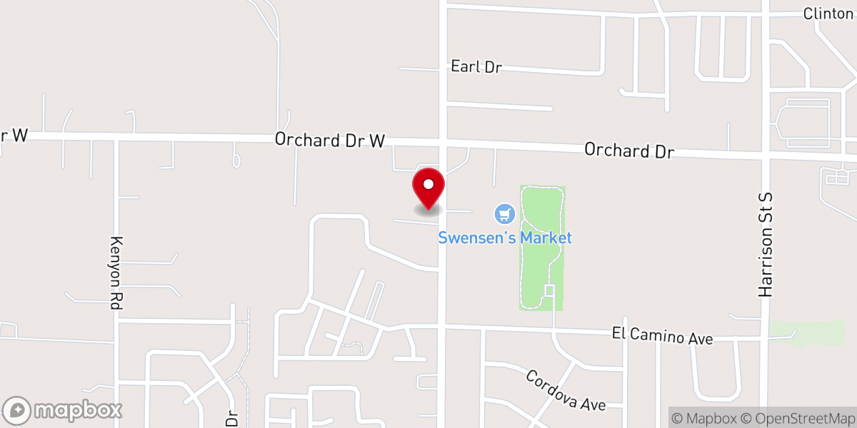 Map showing location of New Journey Church