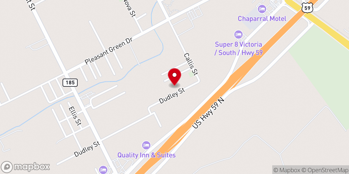 Map showing location of Mt Zion Baptist Church