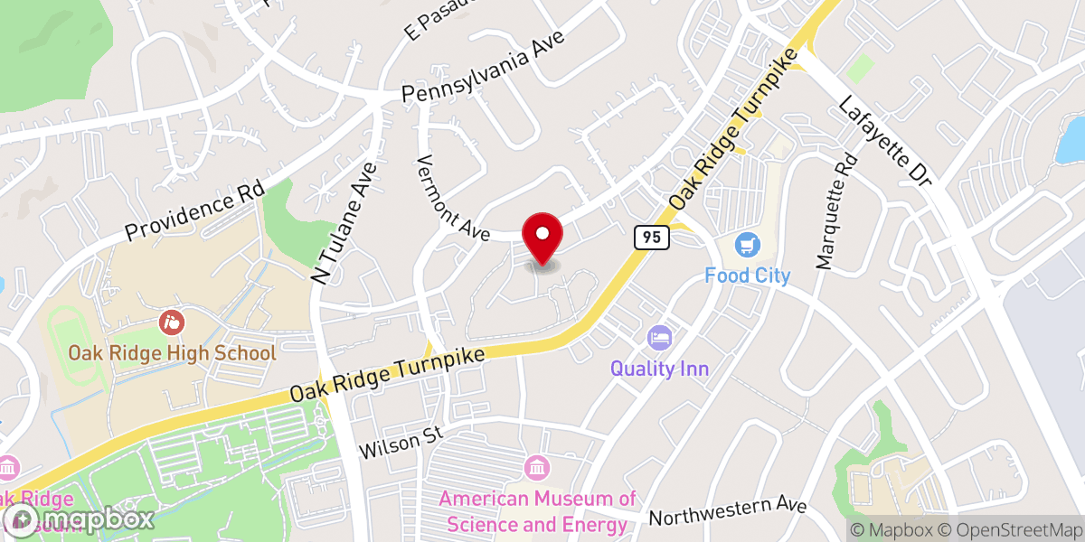 Map showing location of St. Mary Catholic Church