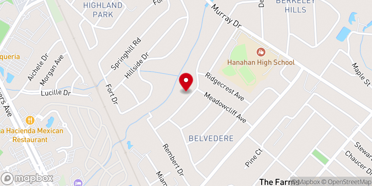 Map showing location of Presbyterian Church