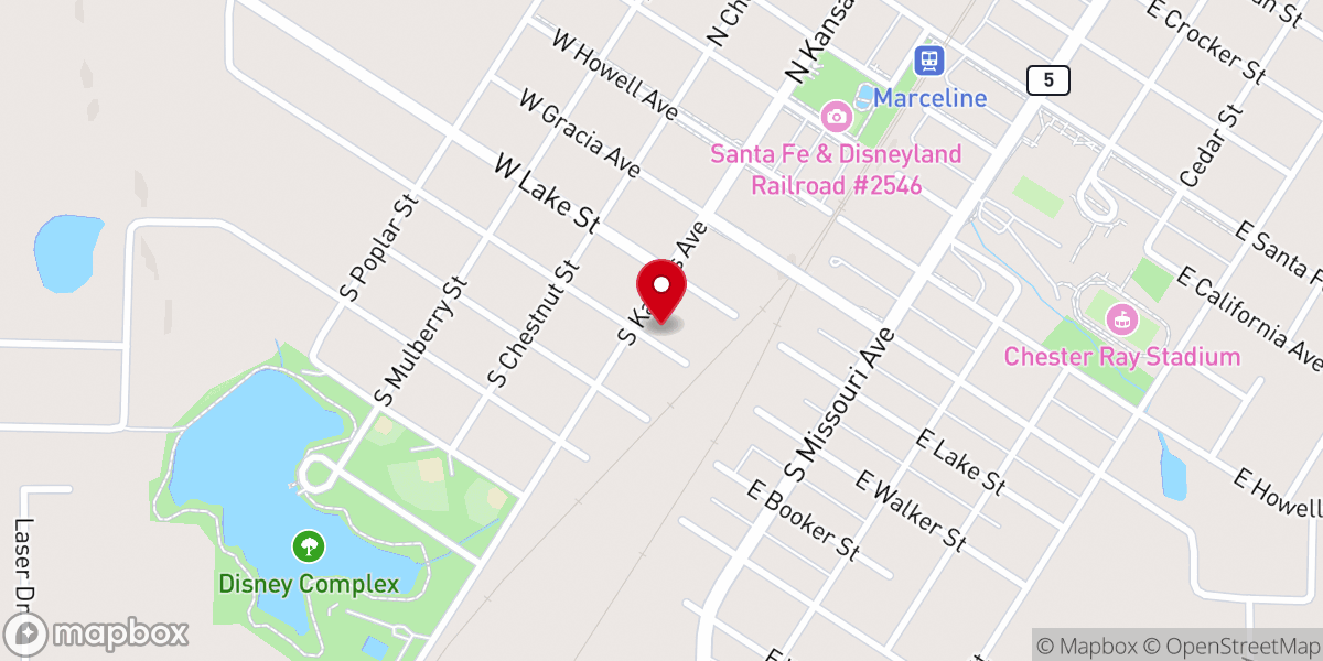 Map showing location of Mc Cartan Memorial School