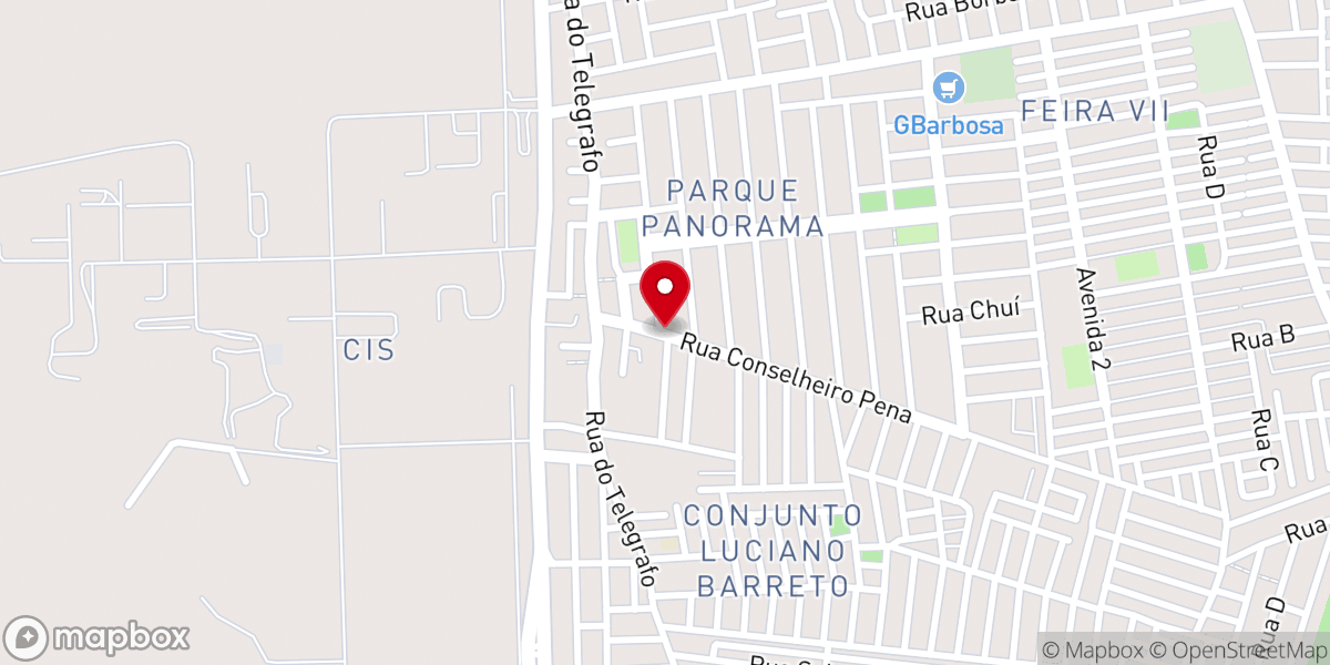 Map showing location of Igreja Pentecostal do Poder de Deus