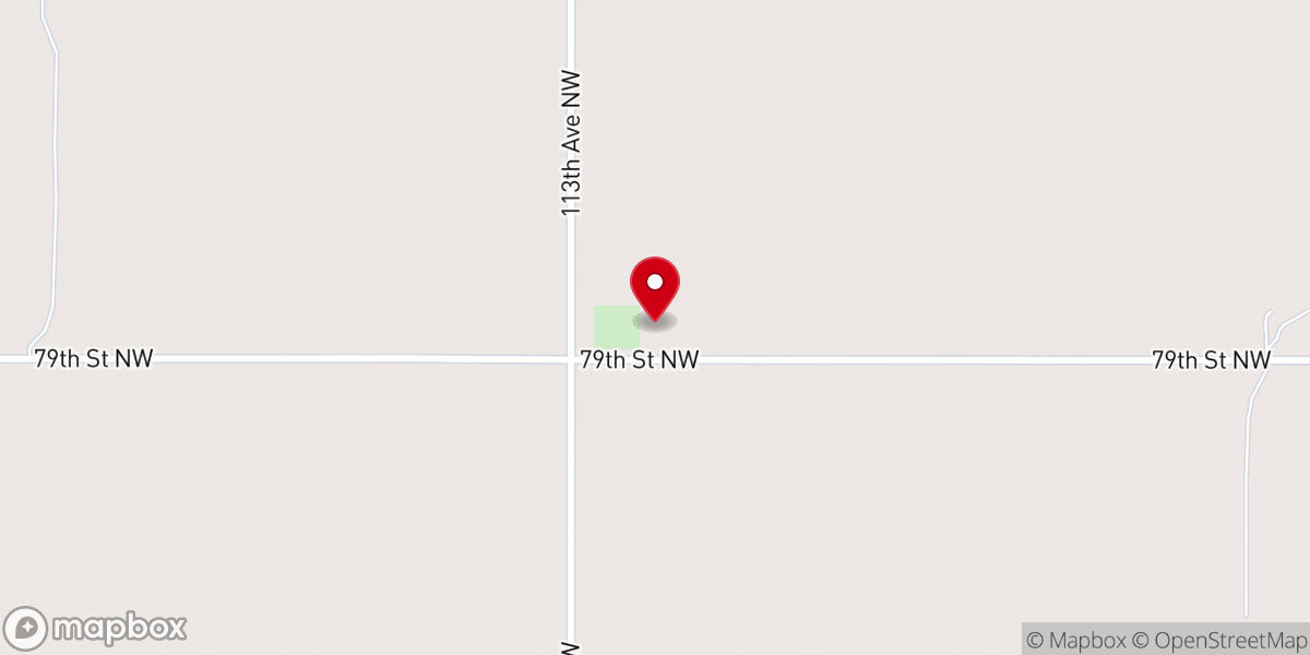 Map showing location of Stordahl Church