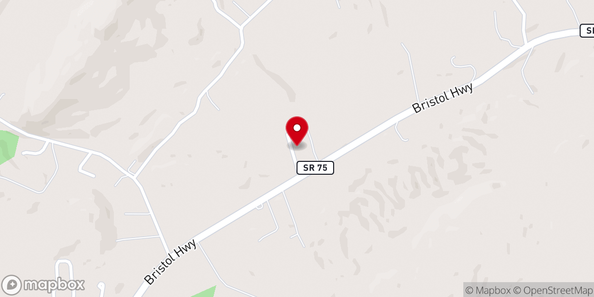 Map showing location of Tri-Cities Christian Academy