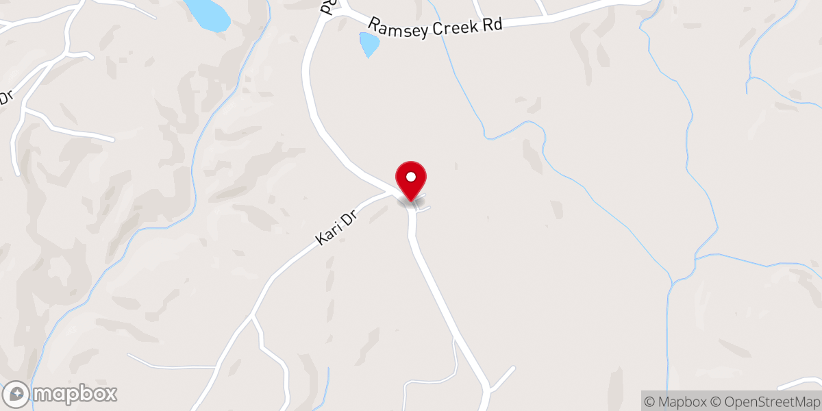 Map showing location of Crossroad Baptist Church Number 2