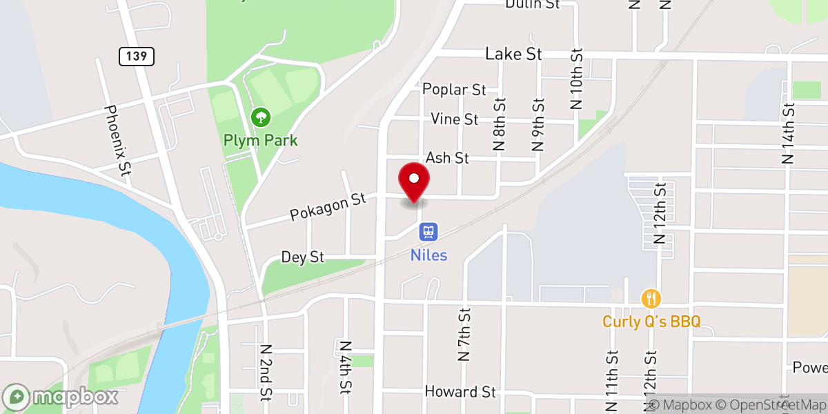 Map showing location of Old Path Church of God