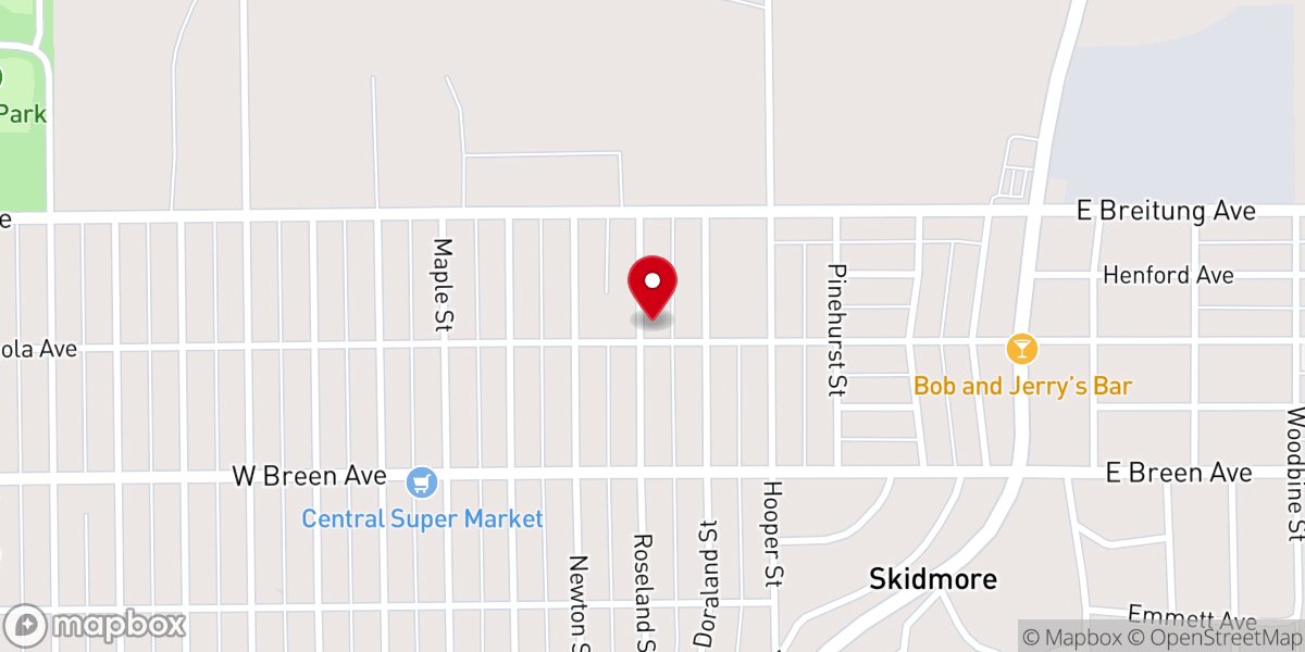 Map showing location of The Salvation Army