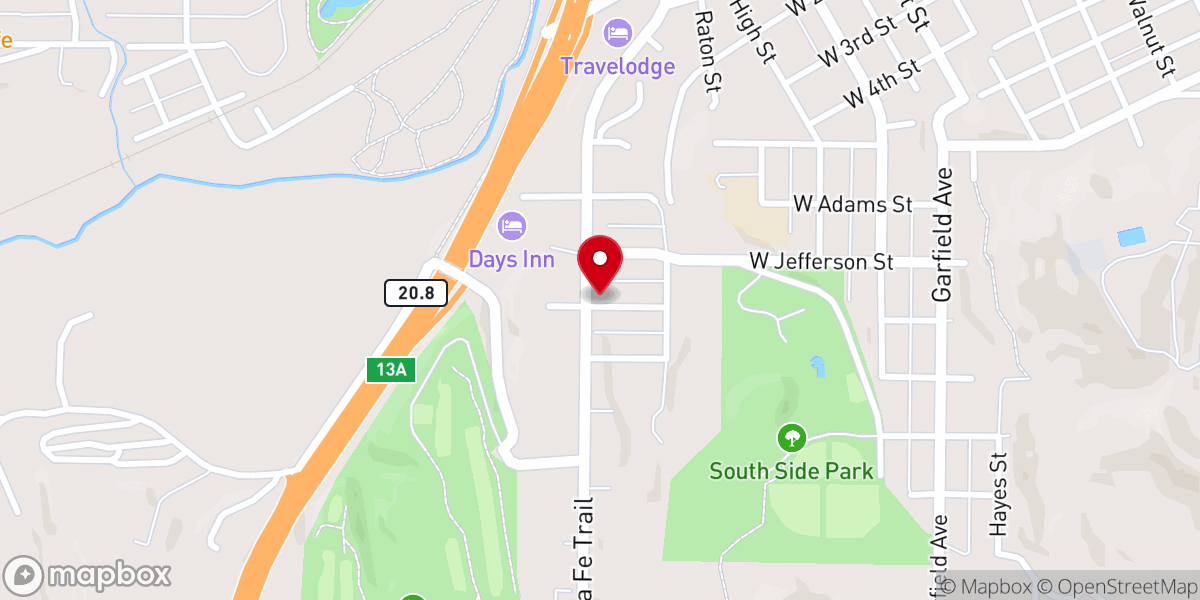 Map showing location of New Hope Ministries