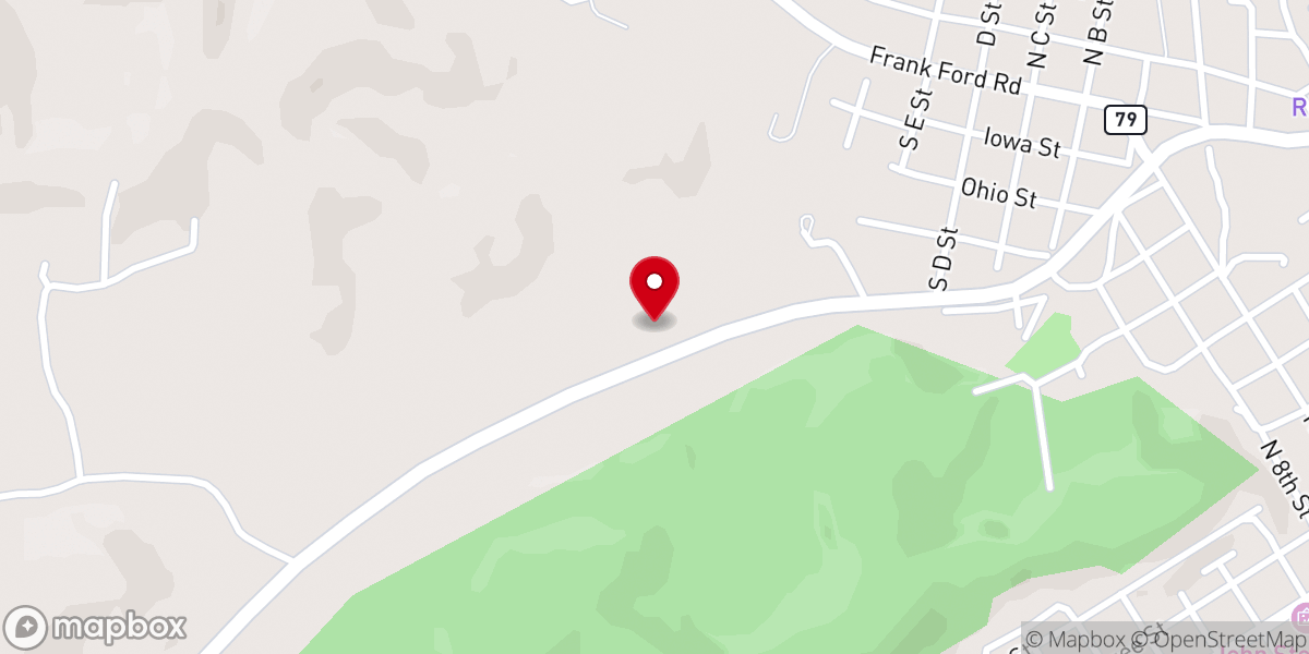 Map showing location of New Hope Apostolic Church