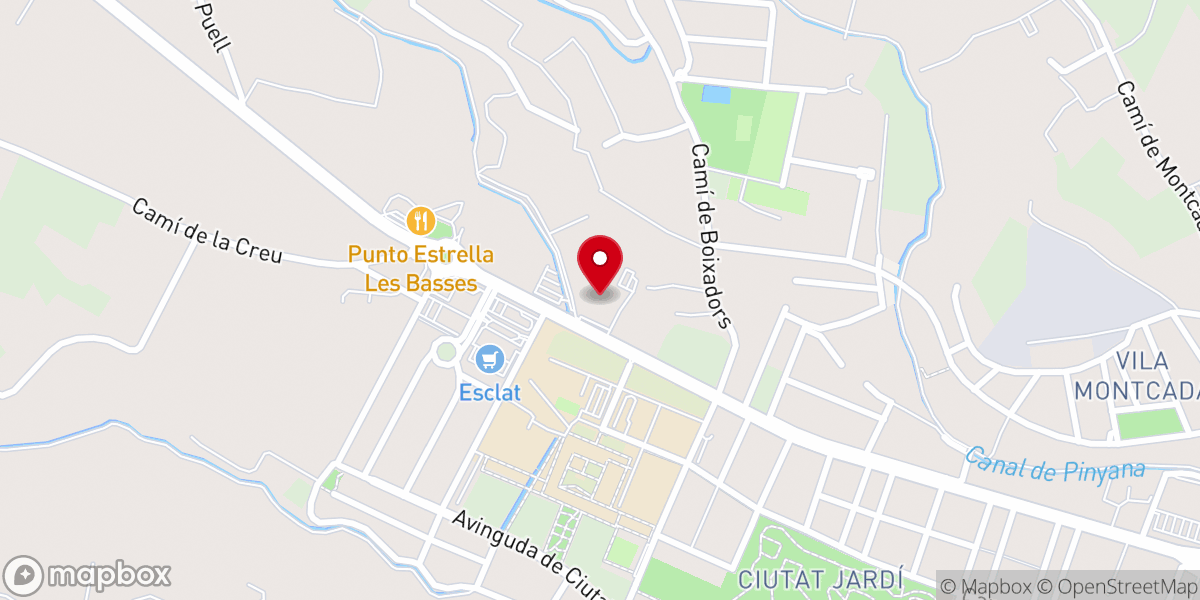 Map showing location of Iglesia Apostólica Adonai Lleida