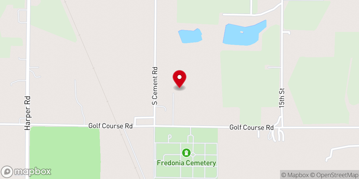 Map showing location of Cornerstone Christian Church