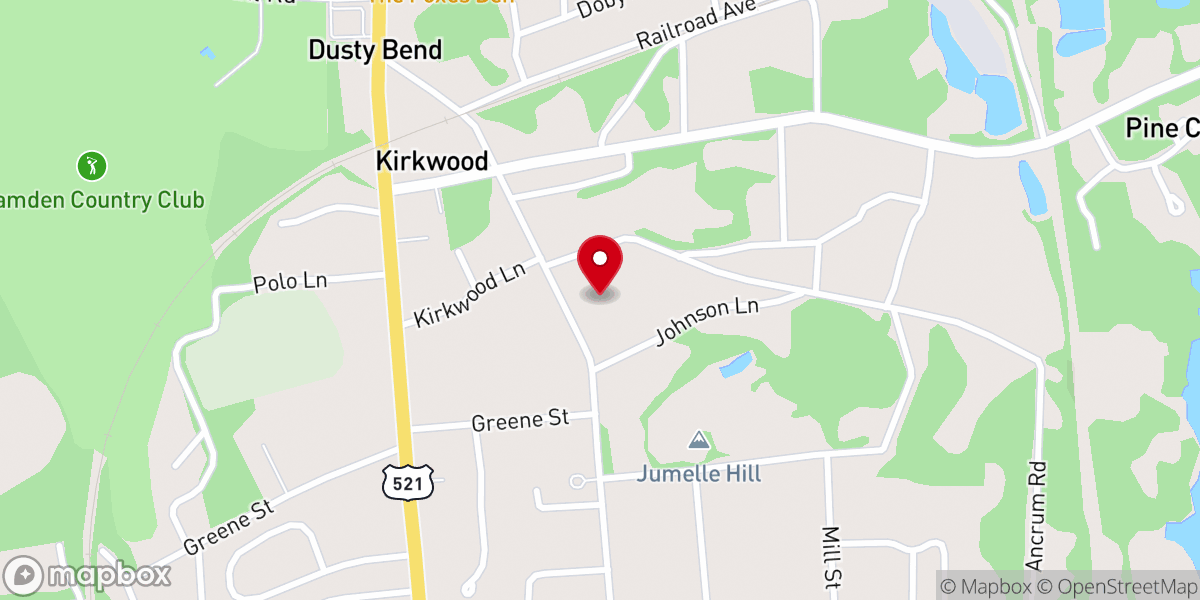Map showing location of Louise C Proctor Hall