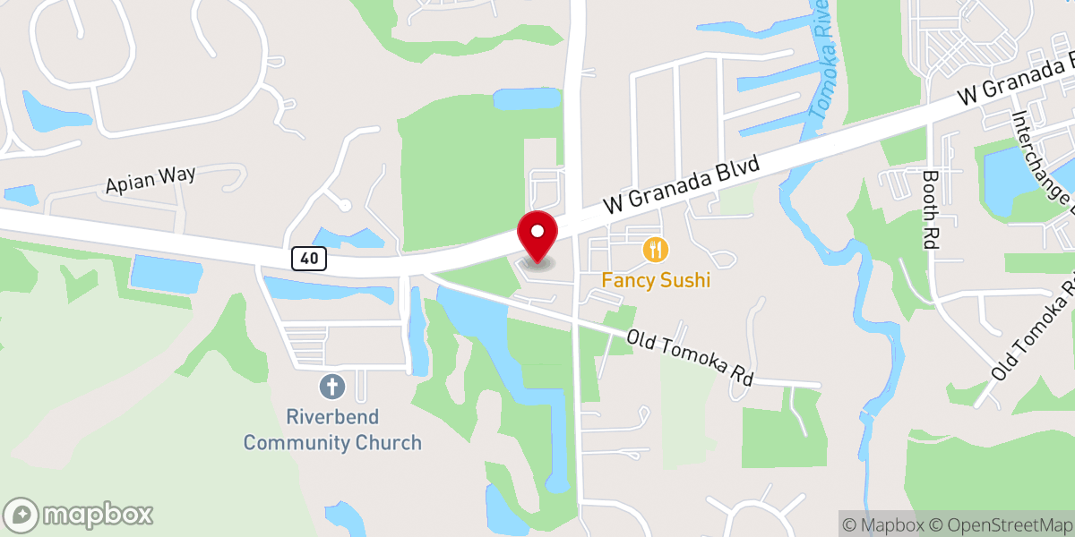 Map showing location of Faith Lutheran Churchq