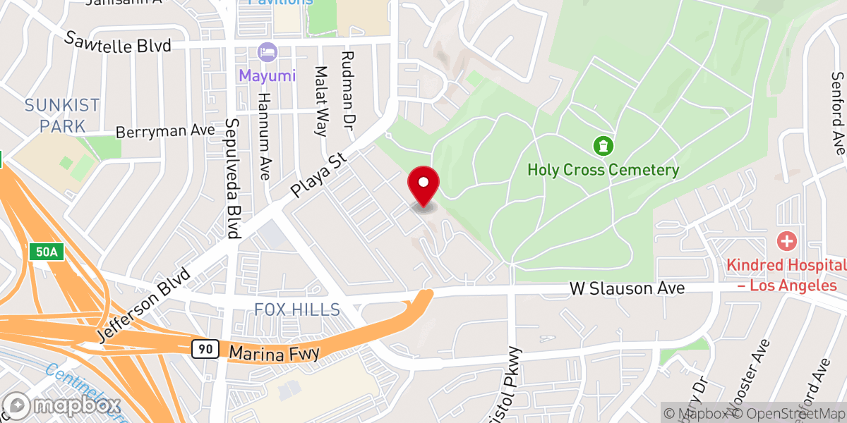 Map showing location of Collective Church