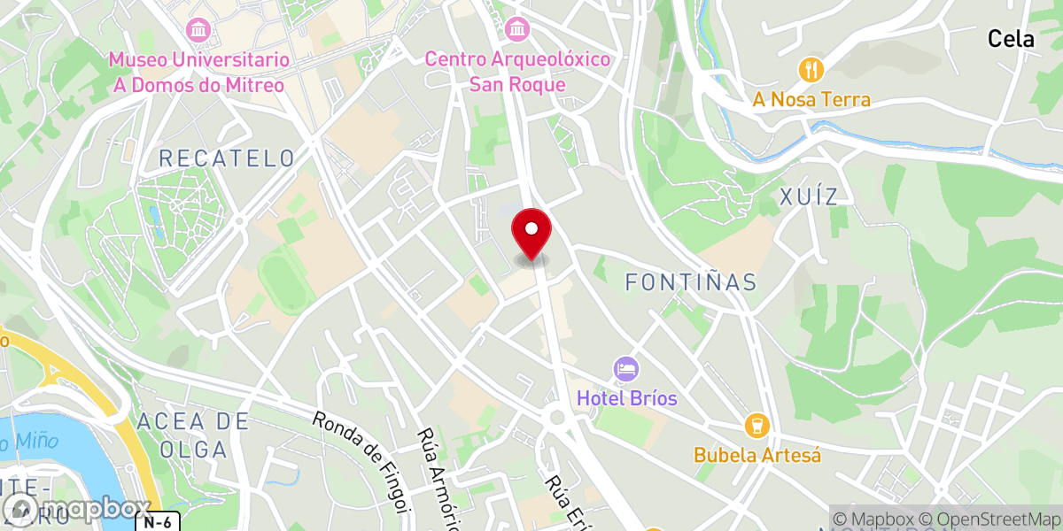 Map showing location of MMM LUGO - Iglesia Cristiana Pentecostés de España Movimiento Misionero Mundial