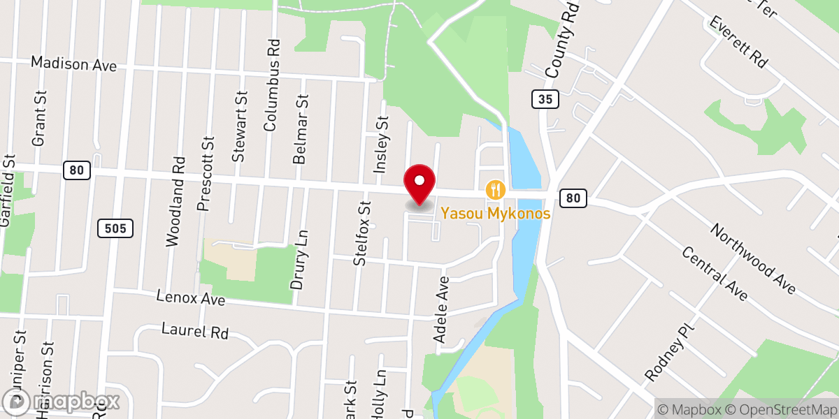Map showing location of Yein Church