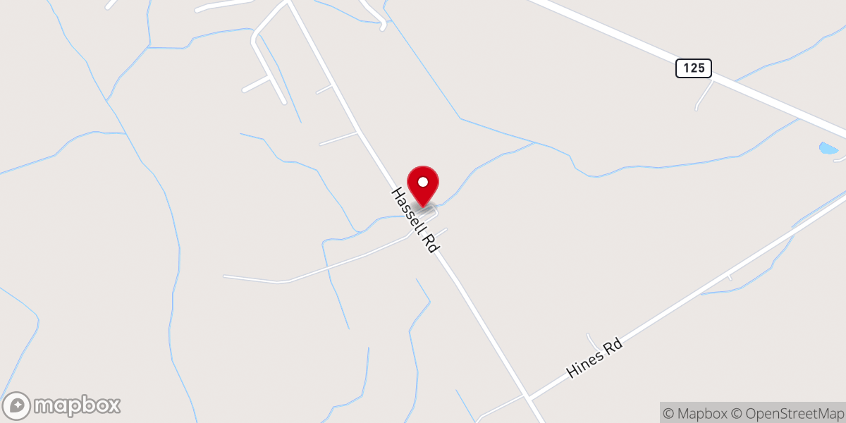 Map showing location of St Mark Missionary Baptist Church
