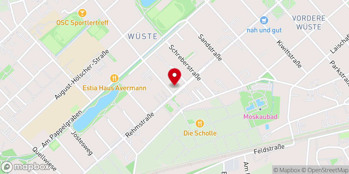 Map showing location of Adventgemeinde Osnabrück