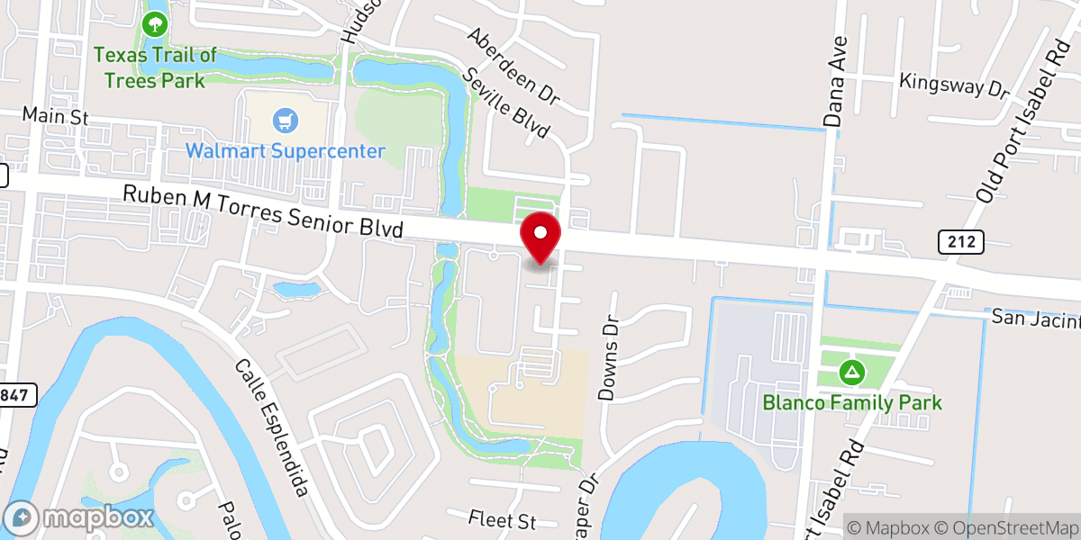 Map showing location of Unity Church of Brownsville