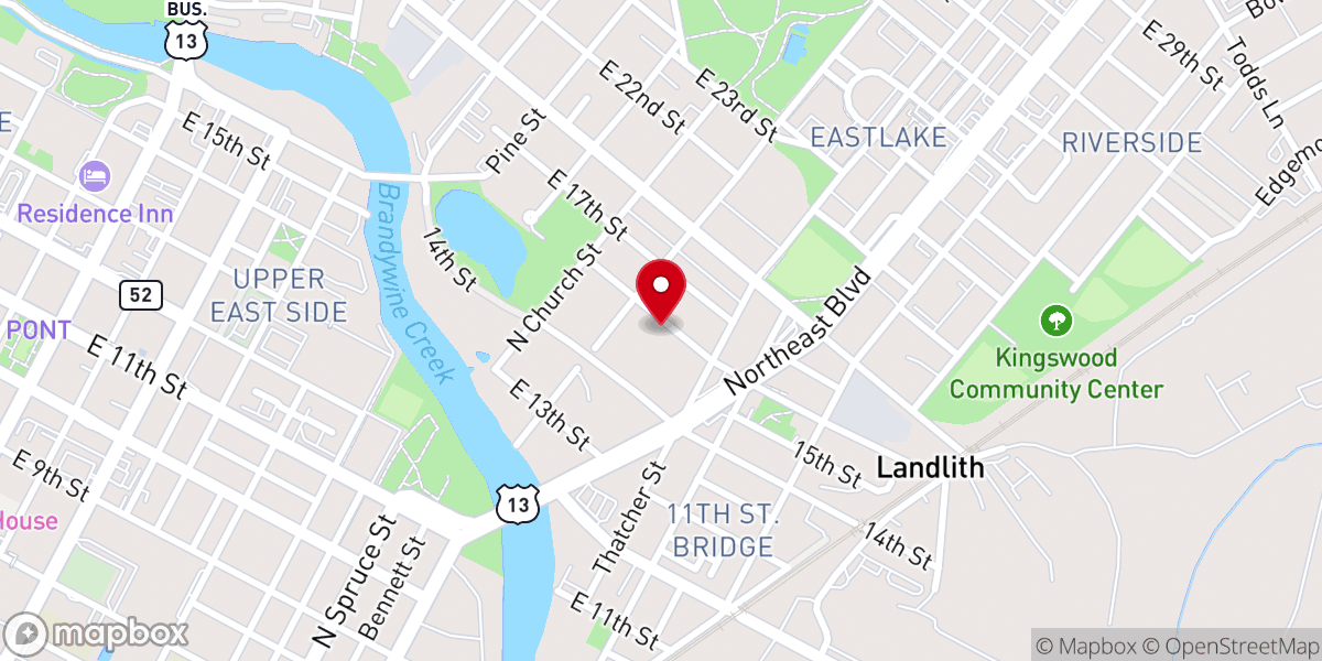Map showing location of New Destiny Fellowship