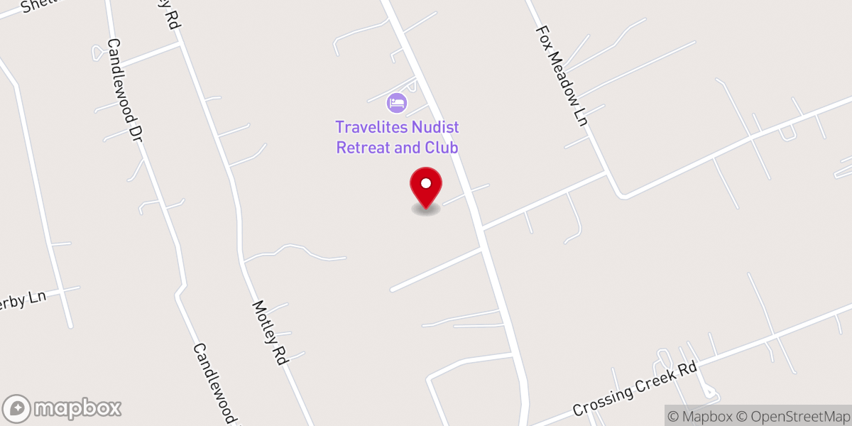 Map showing location of Horrell Hill Baptist Church