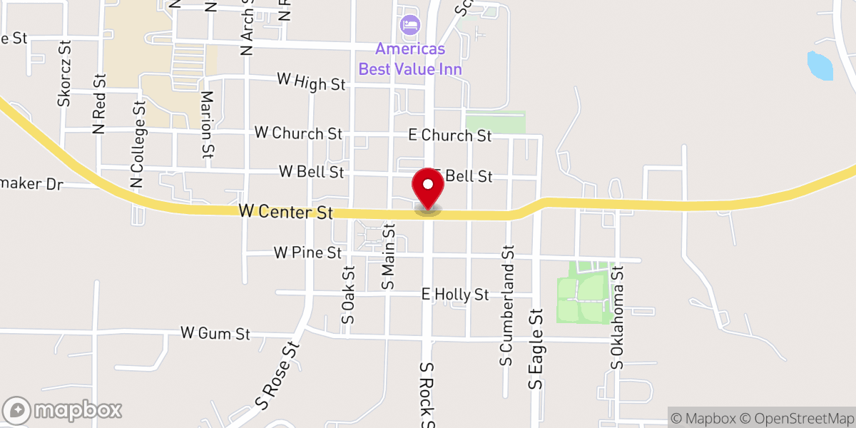 Map showing location of Sheridan