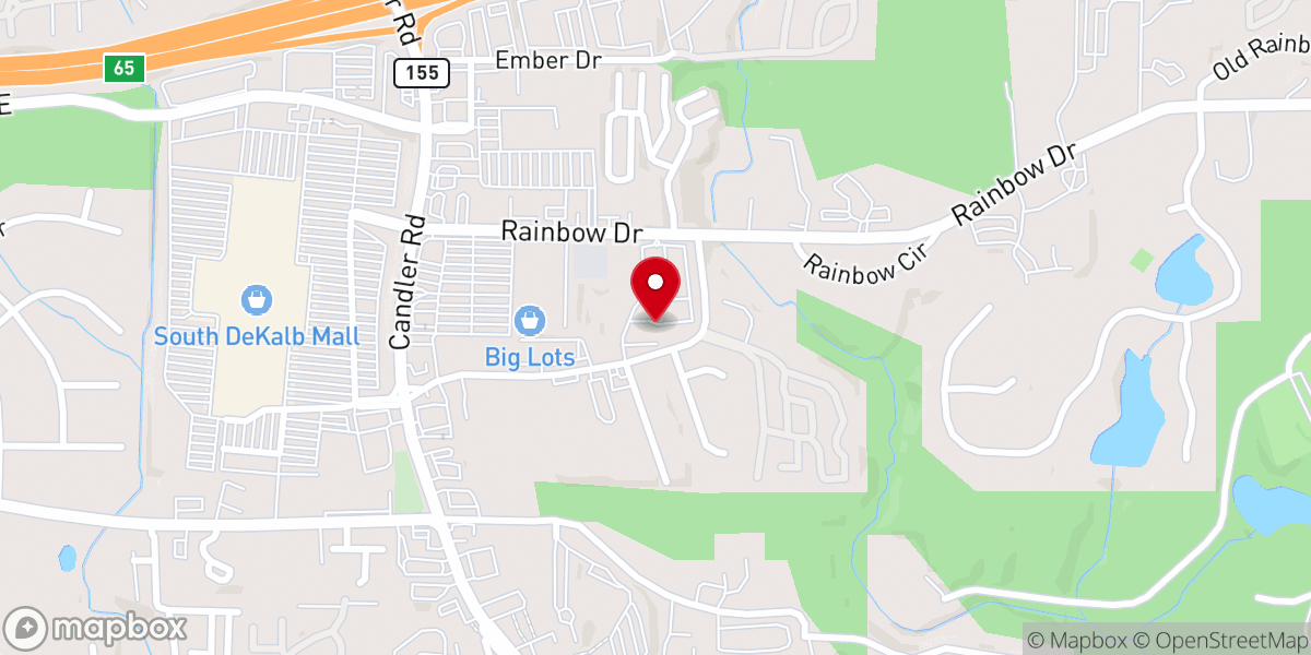 Map showing location of Pilgrim Pentecostal Church of Christ