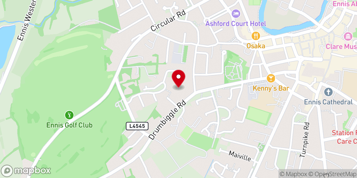 Map showing location of Kingdom Hall of Jehovah’s Witnesses
