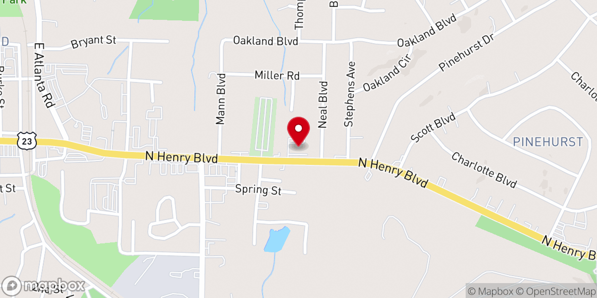 Map showing location of Oneness in Christ Apostolic Church