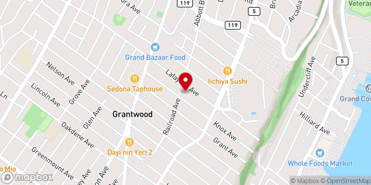 Map showing location of Epiphany Community Food Pantry
