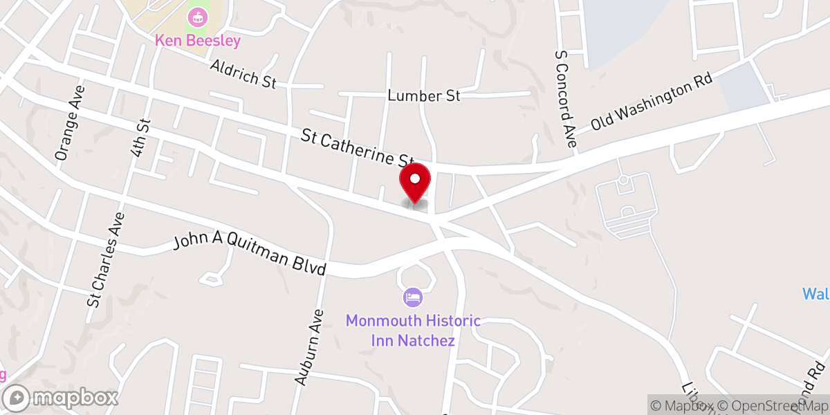 Map showing location of Pleasant Green Baptist Church